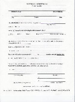 Free security agreement form vehicle